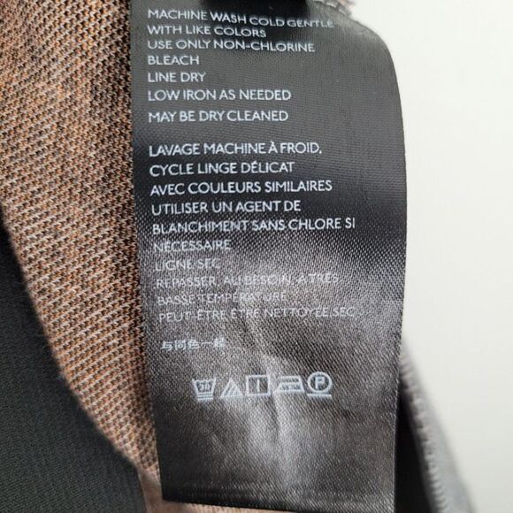 Anthropologie Size S The Essential Crop Flare Stretch Pull On Pants Plaid Gray - Picture 10 of 12